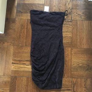 NWT A.L.C. strapless lace cinched bottom dress